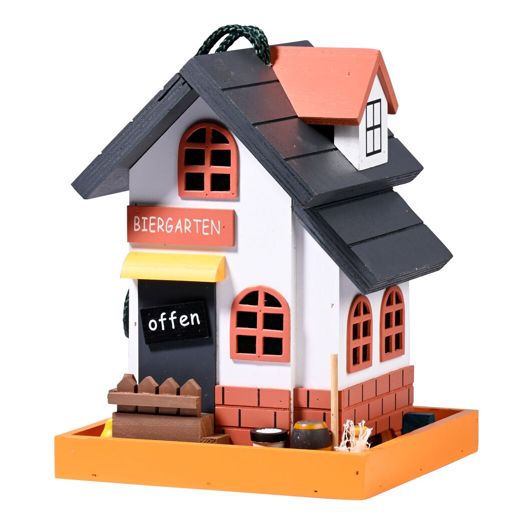 Vogelfutterhaus 'Biergarten' 26 x 24 x 24 cm
