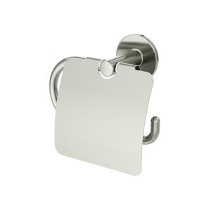 Toilettenpapierhalter mit Deckel 'Noa' Zink nickelfarben
