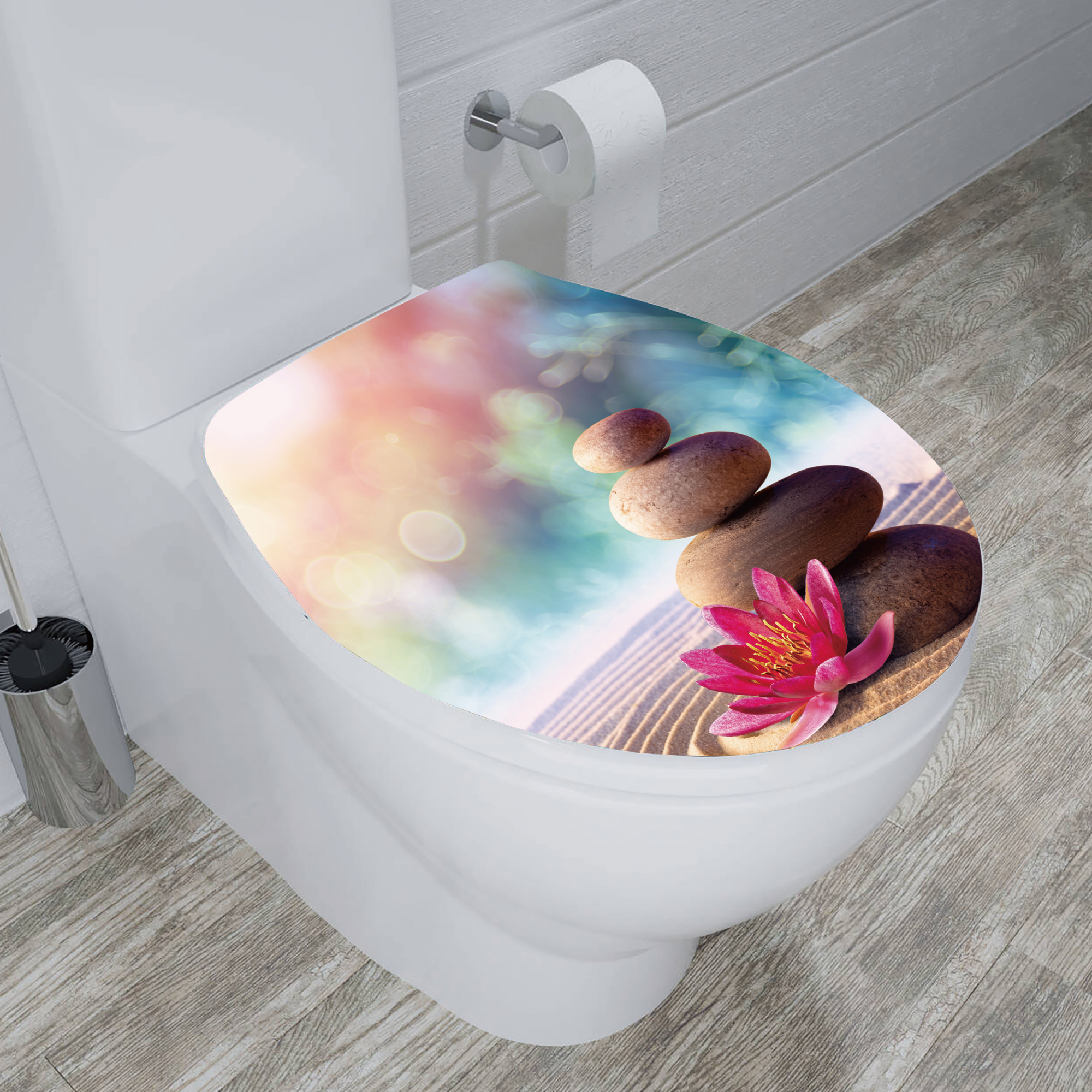 WC-Sitz 'Steine' mit Absenkautomatik