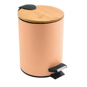 Abfalleimer 'Adonis' pfirsichfarben Ø 17 x 22,5 cm 3 l