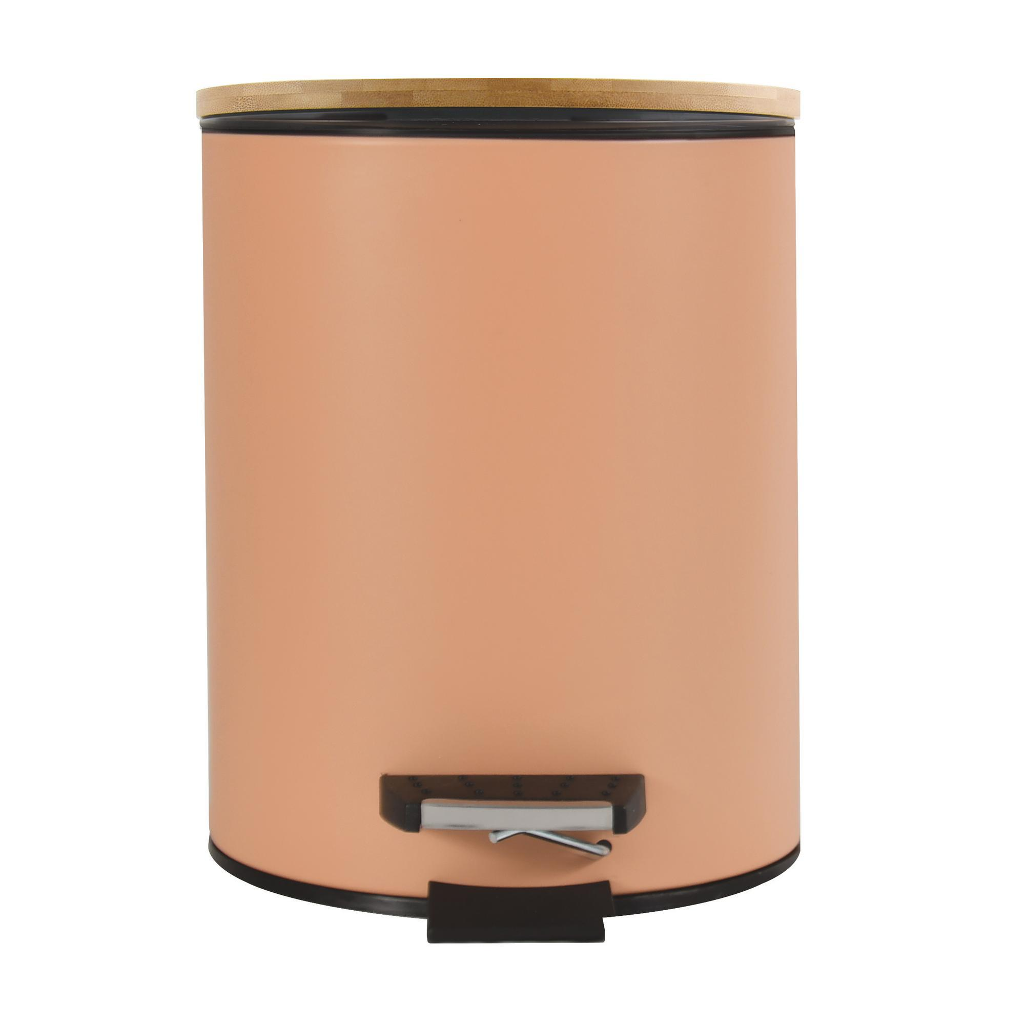 Abfalleimer 'Adonis' pfirsichfarben Ø 17 x 22,5 cm 3 l