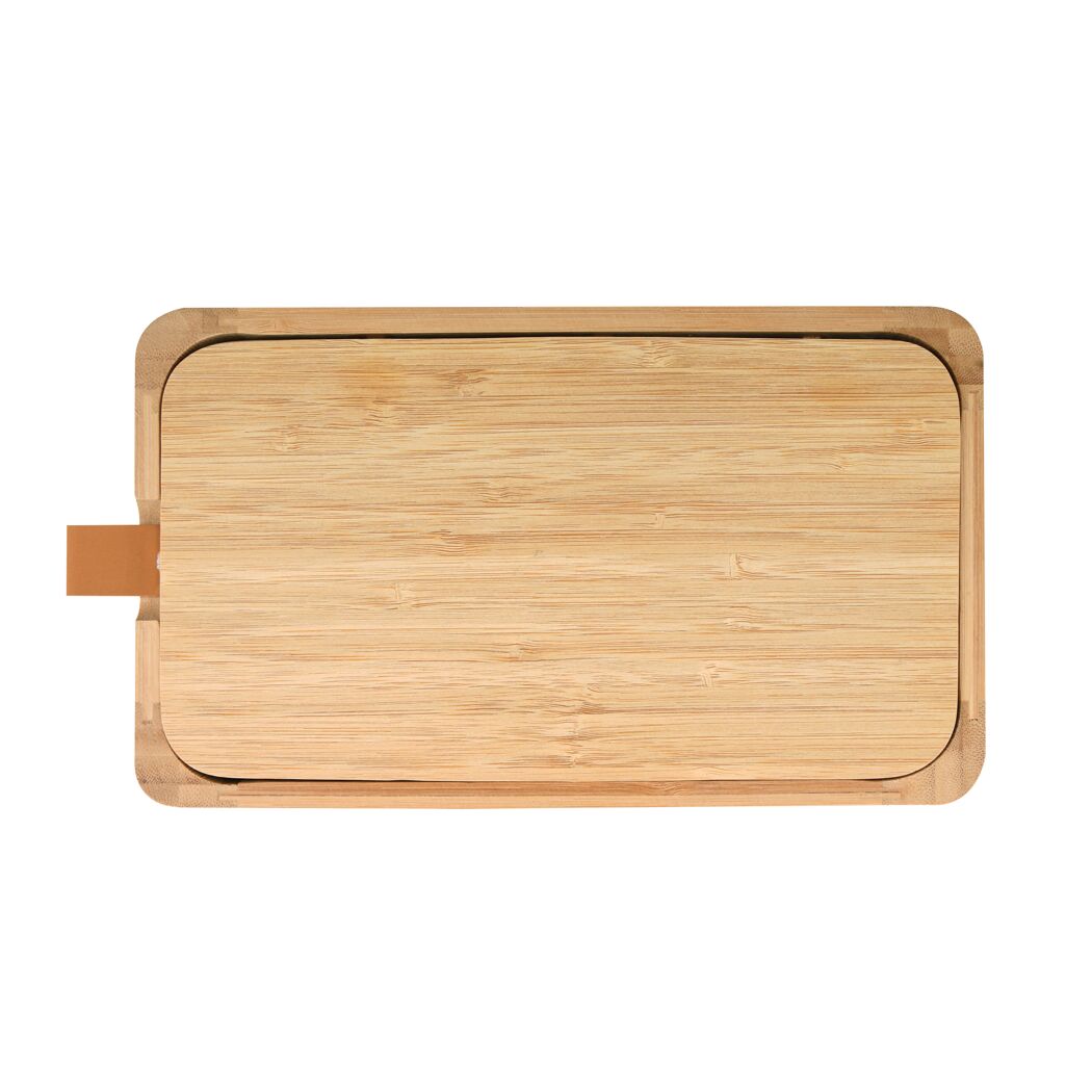 Schmuckkästchen Bambus 14 x 3,3 x 24 cm mit Spiegel