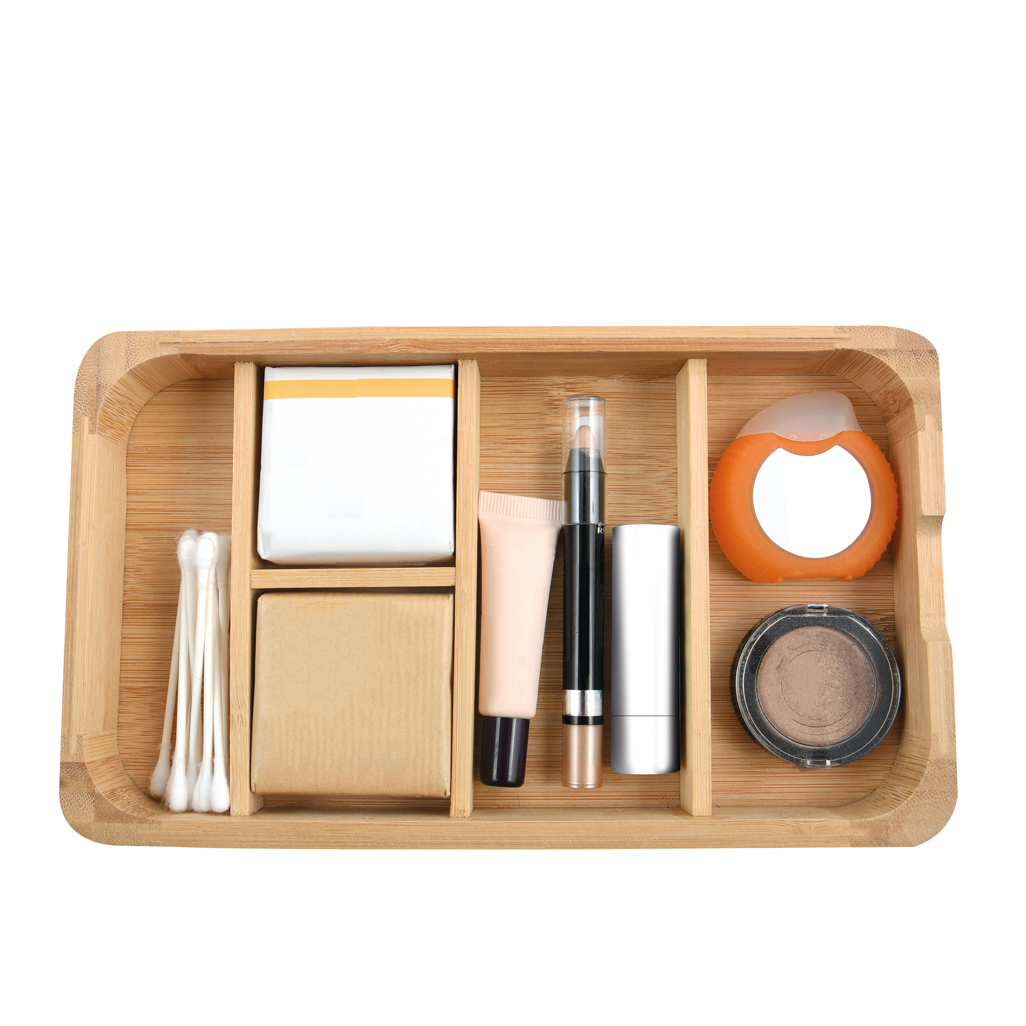 Schmuckkästchen Bambus 14 x 3,3 x 24 cm mit Spiegel