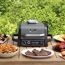 Elektro-Outdoor-Grill und Smoker 'Woodfire' schwarz 2400 W 46 x 34 x 46 cm