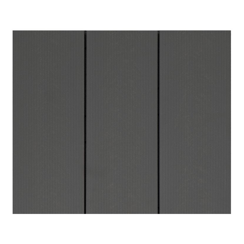 Terrassendiele 'Xtra' WPC Steingrau 260 x 26 x 18 cm