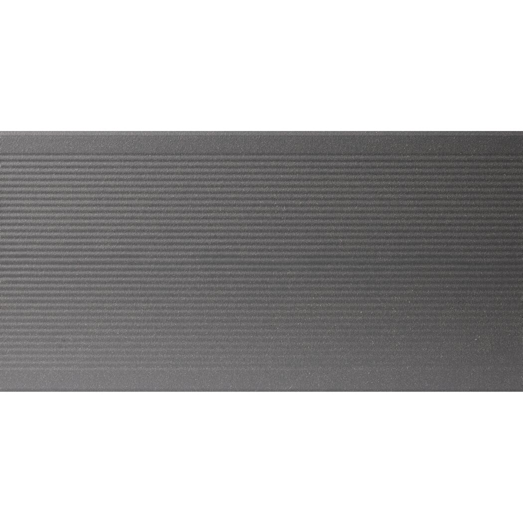 Terrassendiele 'Massiv' WPC grau 600 x 14,5 x 20 cm