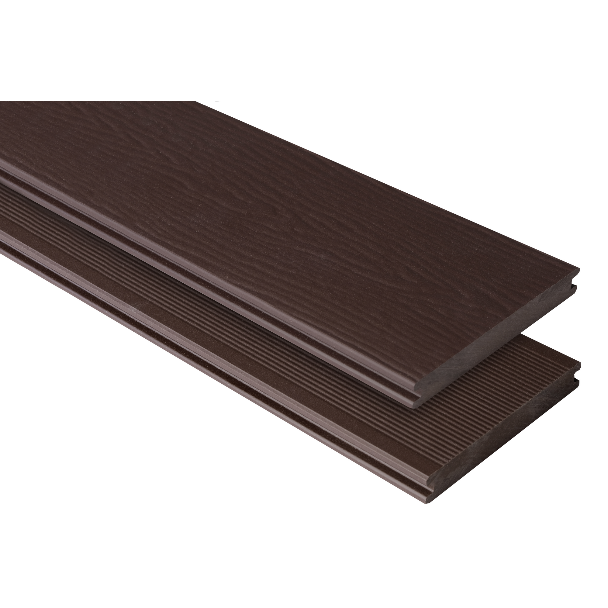 Terrassendiele 'Massiv' WPC Schokobraun 600 x 14,5 x 20 cm