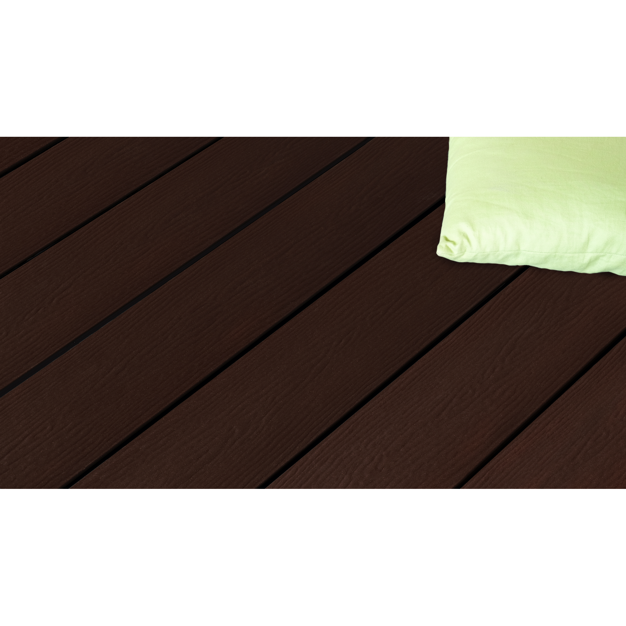 Terrassendiele 'Massiv' WPC Schokobraun 600 x 14,5 x 20 cm