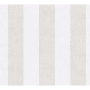 Vliestapete 'Lilly & Luis' Streifen beige 0,53 x 10,05 m