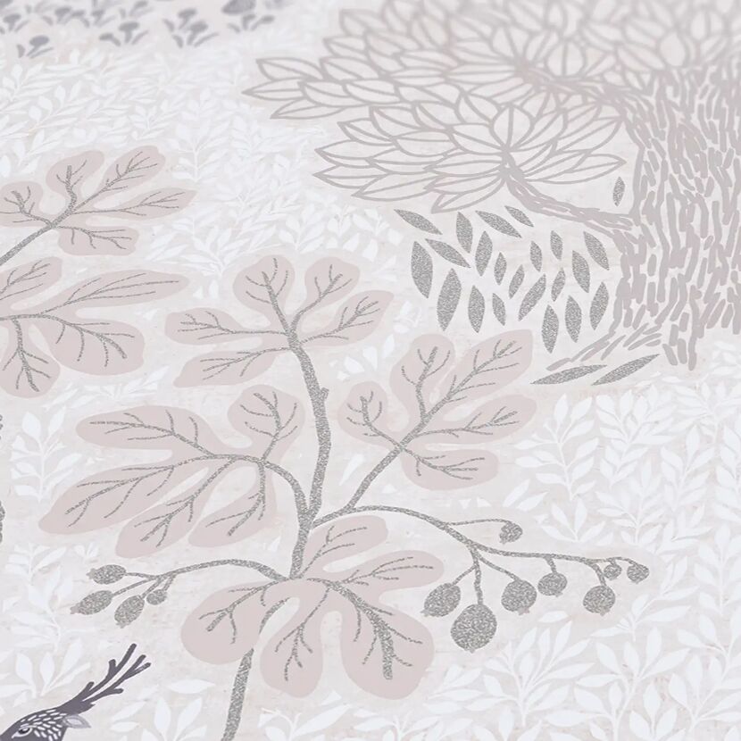 Vliestapete 'Lilly & Luis' Wald beige 0,53 x 10,05 m