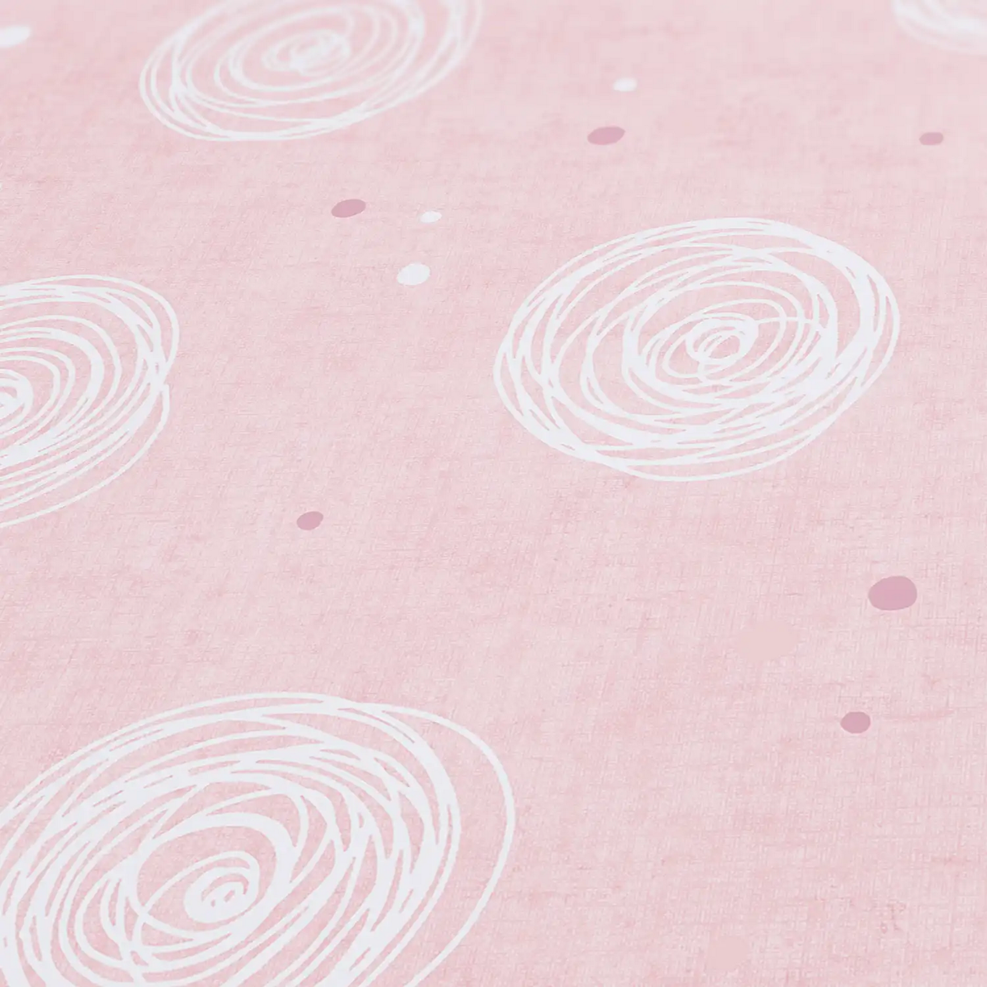 Vliestapete 'Lilly & Luis' Kreise rosa 0,53 x 10,05 m