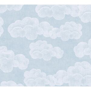 Vliestapete 'Lilly & Luis' Wolken blau 0,53 x 10,05 m
