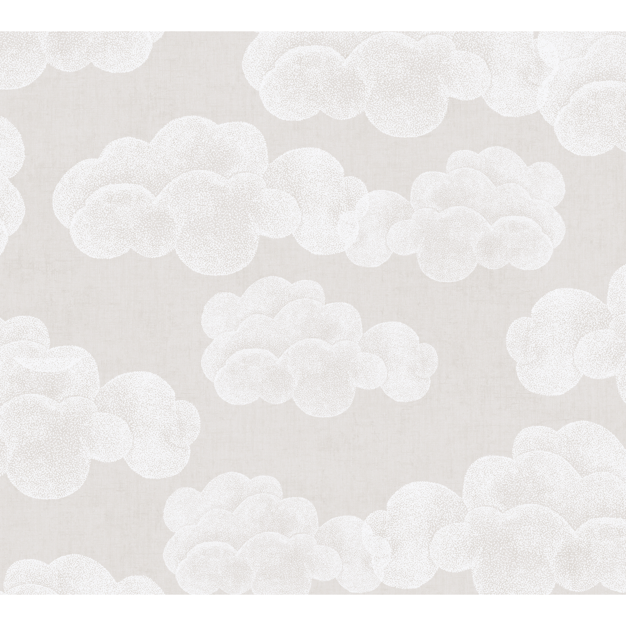 Vliestapete 'Lilly & Luis' Wolken beige 0,53 x 10,05 m