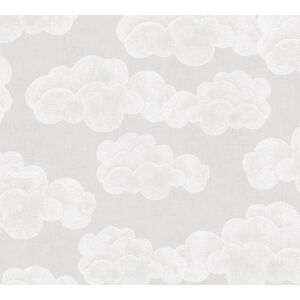 Vliestapete 'Lilly & Luis' Wolken beige 0,53 x 10,05 m