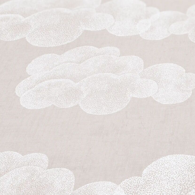 Vliestapete 'Lilly & Luis' Wolken beige 0,53 x 10,05 m