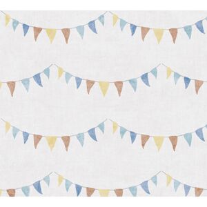 Vliestapete 'Lilly & Luis' Wimpel bunt 0,53 x 10,05 m