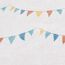 Vliestapete 'Lilly & Luis' Wimpel bunt 0,53 x 10,05 m