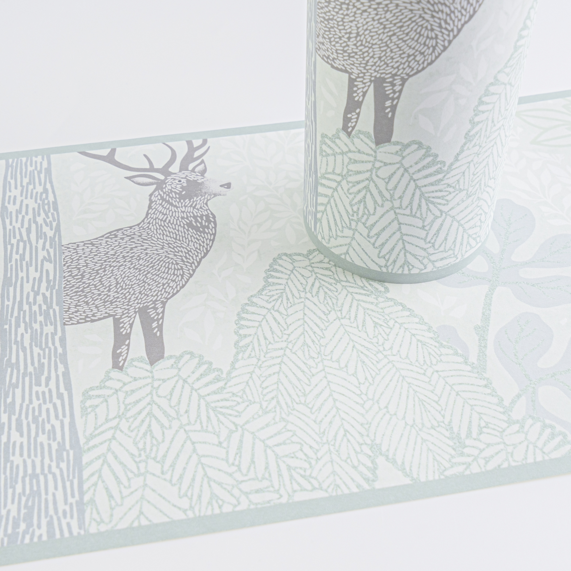 Bordüre 'Lilly & Luis' Wald grün 0,13 x 5 m