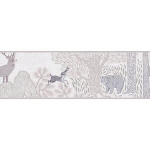 Bordüre 'Lilly & Luis' Wald beige 0,13 x 5 m