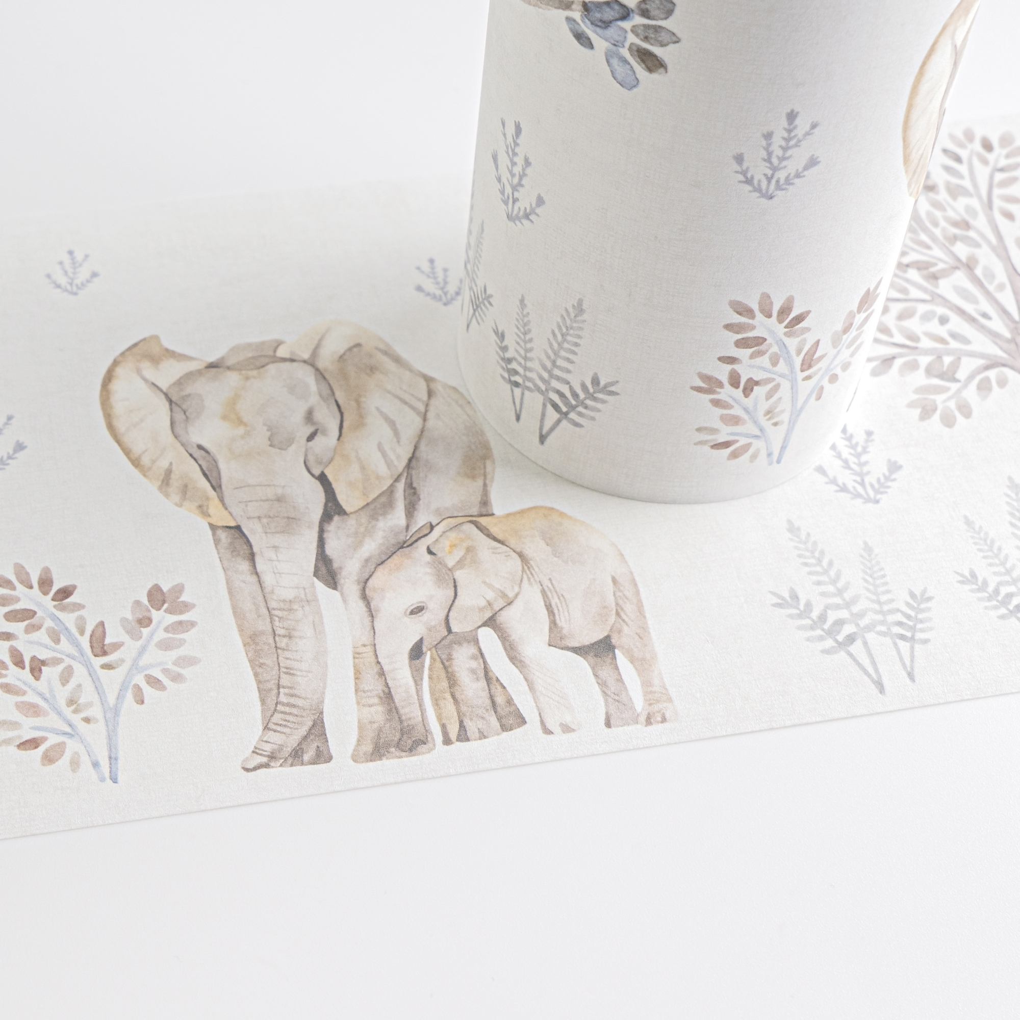 Bordüre 'Lilly & Luis' Tiere beige 0,13 x 5 m