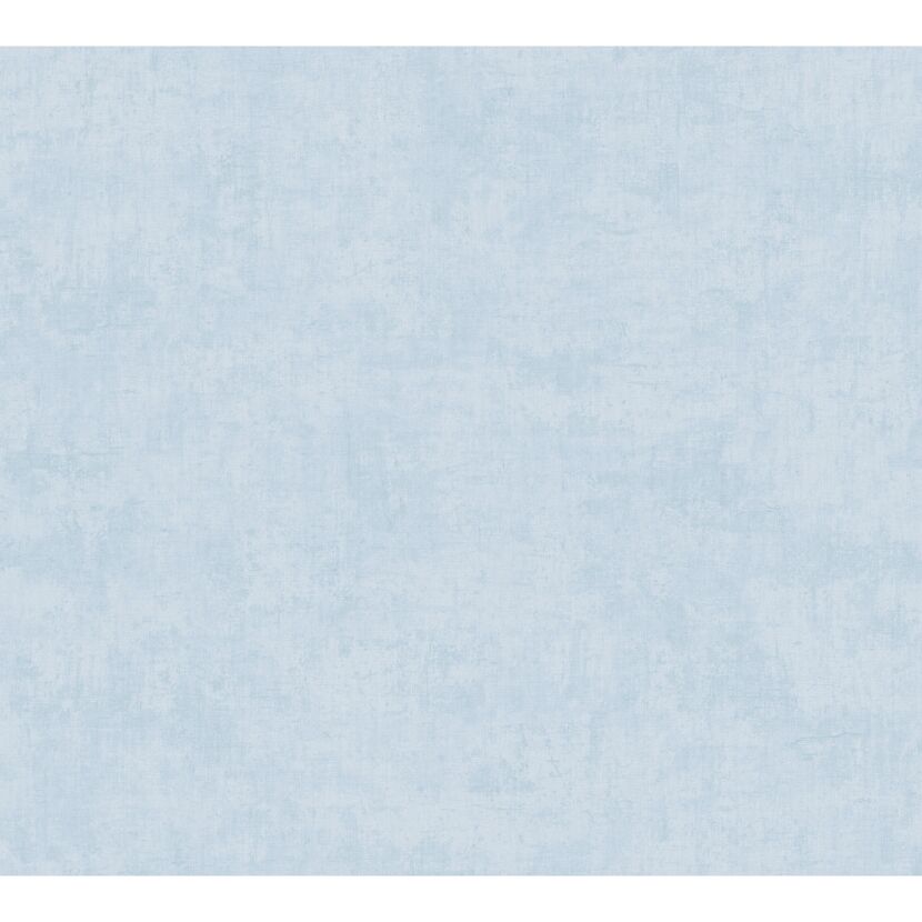 Vliestapete 'Lilly & Luis' Uni hellblau 0,53 x 10,05 m