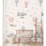 Vliestapete 'Lilly & Luis' Ballons beige 3-teilig 1,59 x 2,8 m