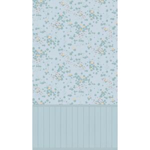 Vliestapete 'Lilly & Luis' Seerosen blau 3-teilig 1,59 x 2,8 m