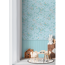 Vliestapete 'Lilly & Luis' Seerosen blau 3-teilig 1,59 x 2,8 m