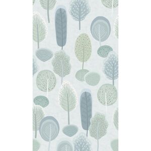 Vliestapete 'Lilly & Luis' Blätter grün 3-teilig 1,59 x 2,8 m
