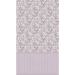Vliestapete 'Lilly & Luis' Vögel rosa 3-teilig 1,59 x 2,8 m