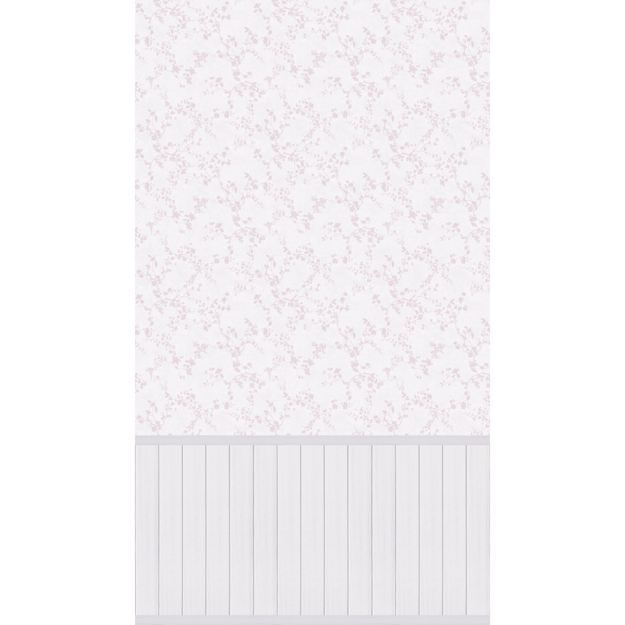 Vliestapete 'Lilly & Luis' Blüten rosa 3-teilig 1,59 x 2,8 m