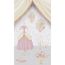 Vliestapete 'Lilly & Luis' Prinzessin rosa 3-teilig 1,59 x 2,8 m