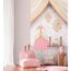 Vliestapete 'Lilly & Luis' Prinzessin rosa 3-teilig 1,59 x 2,8 m