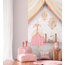 Vliestapete 'Lilly & Luis' Prinzessin rosa 3-teilig 1,59 x 2,8 m