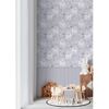 Vliestapete 'Lilly & Luis' Einhorn grau 3-teilig 1,59 x 2,8 m