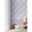 Vliestapete 'Lilly & Luis' Einhorn grau 3-teilig 1,59 x 2,8 m