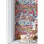 Vliestapete 'Lilly & Luis' Street Art bunt 3-teilig 1,59 x 2,8 m