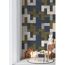 Vliestapete 'Lilly & Luis' Bausteine blau 3-teilig 1,59 x 2,8 m