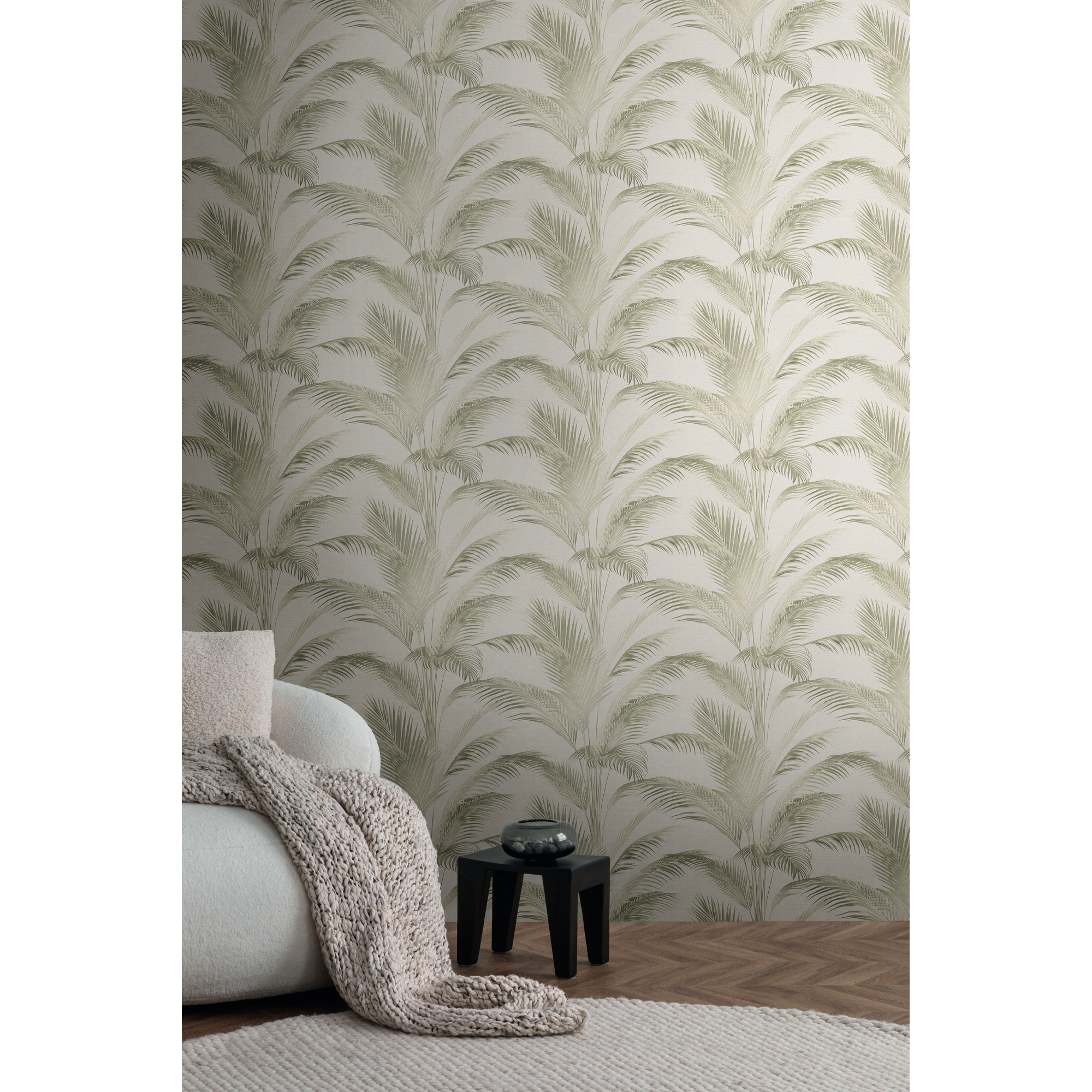 Vliestapete 'Michalsky 6' Palme grün 0,53 x 10,05 m