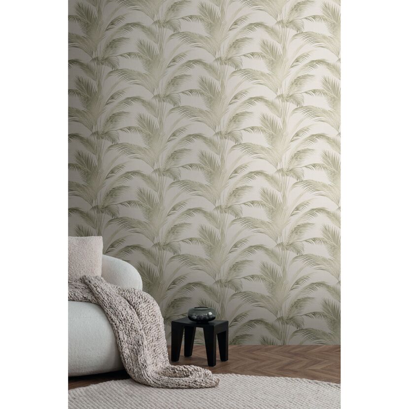 Vliestapete 'Michalsky 6' Palme grün 0,53 x 10,05 m