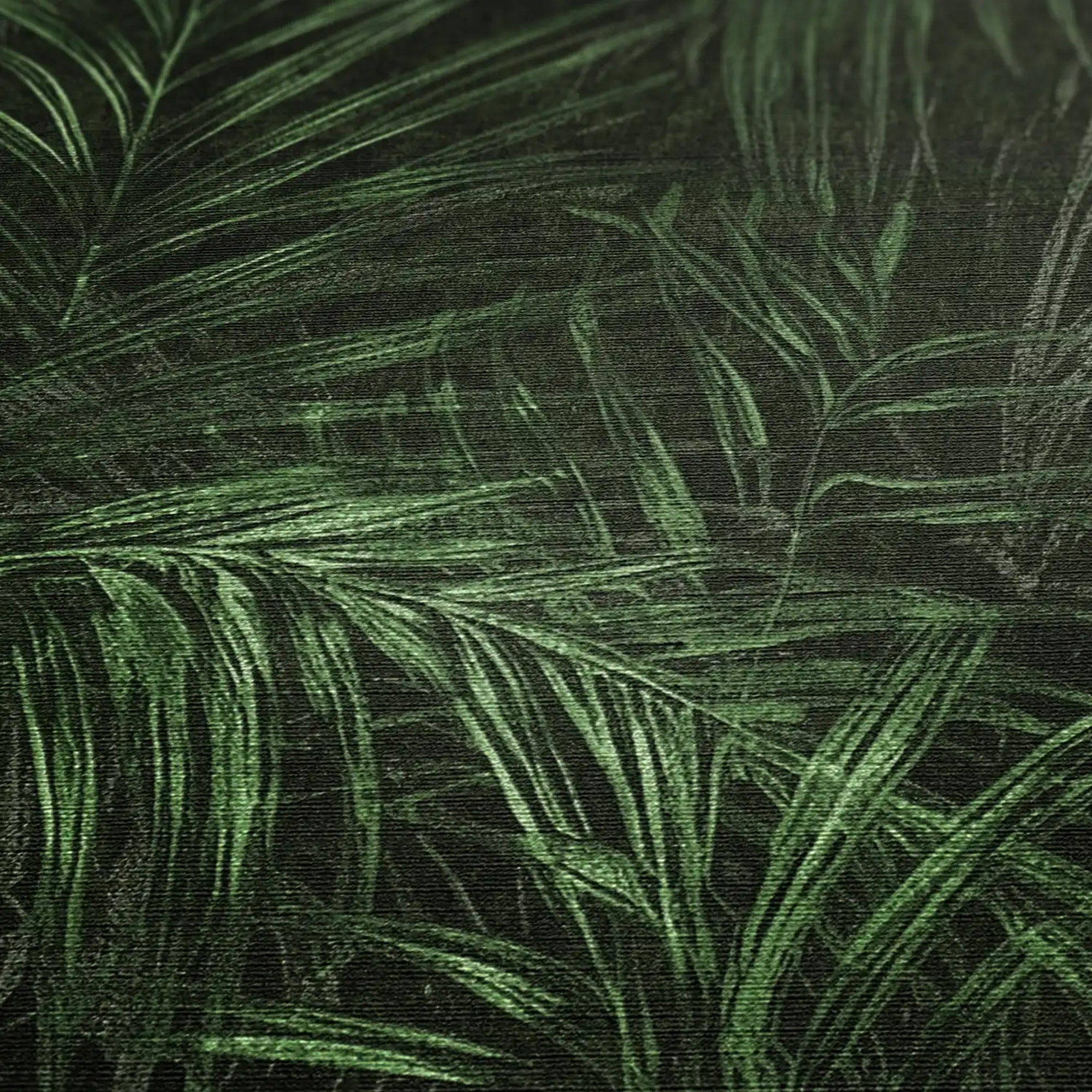 Vliestapete 'Michalsky 6' Palme dunkelgrün 0,53 x 10,05 m