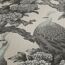 Vliestapete 'Michalsky 6' Pfau hellgrau 0,53 x 10,05 m