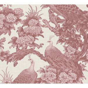 Vliestapete 'Michalsky 6' Pfau rot 0,53 x 10,05 m