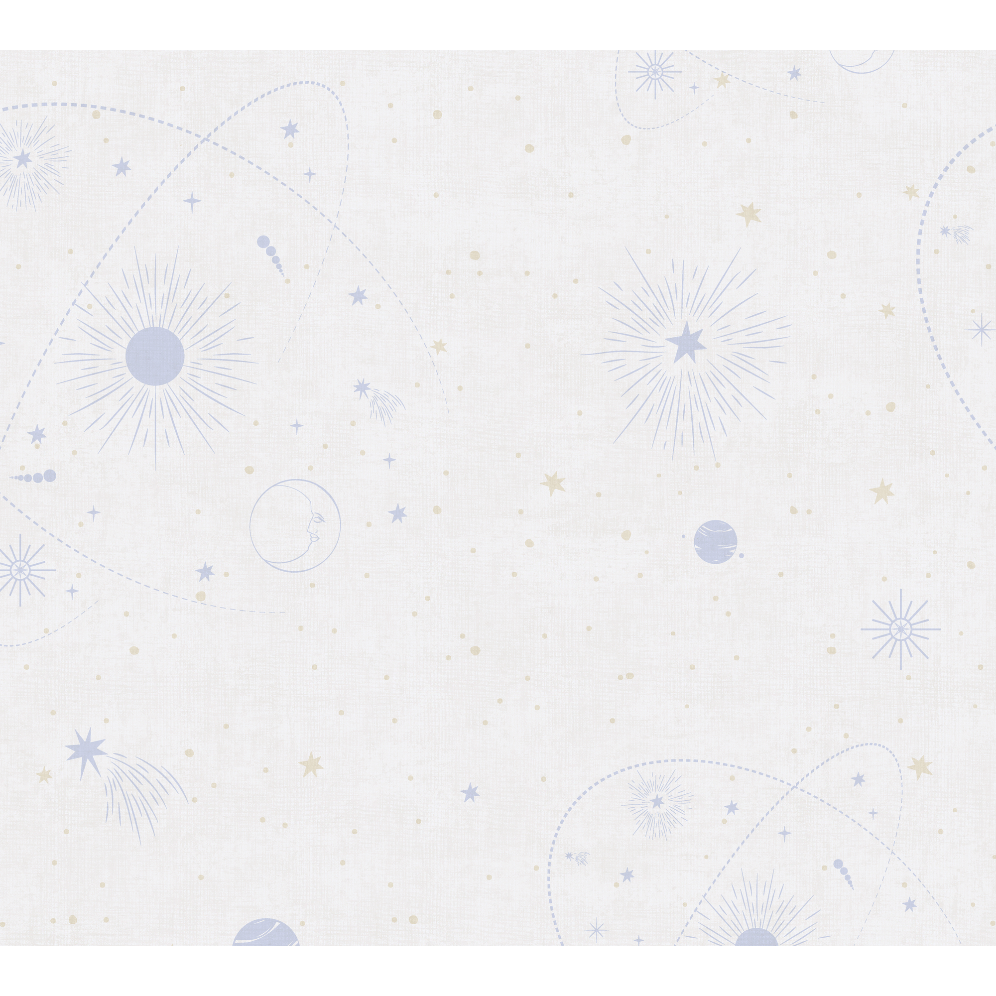 Vliestapete 'Lilly & Luis' Sterne beige 0,53 x 10,05 m