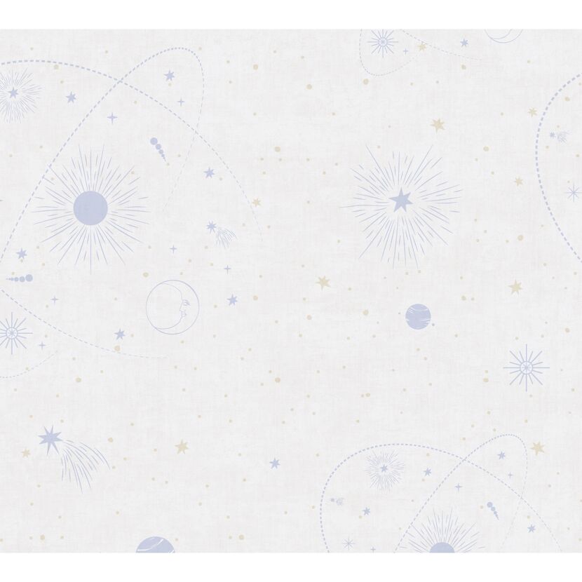 Vliestapete 'Lilly & Luis' Sterne beige 0,53 x 10,05 m