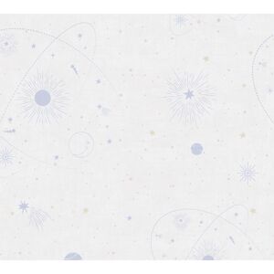 Vliestapete 'Lilly & Luis' Sterne beige 0,53 x 10,05 m