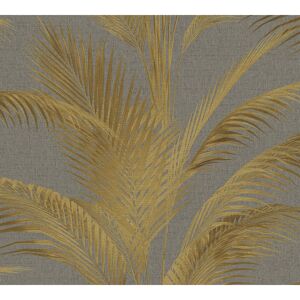 Vliestapete 'Michalsky 6' Palme grau 0,53 x 10,05 m