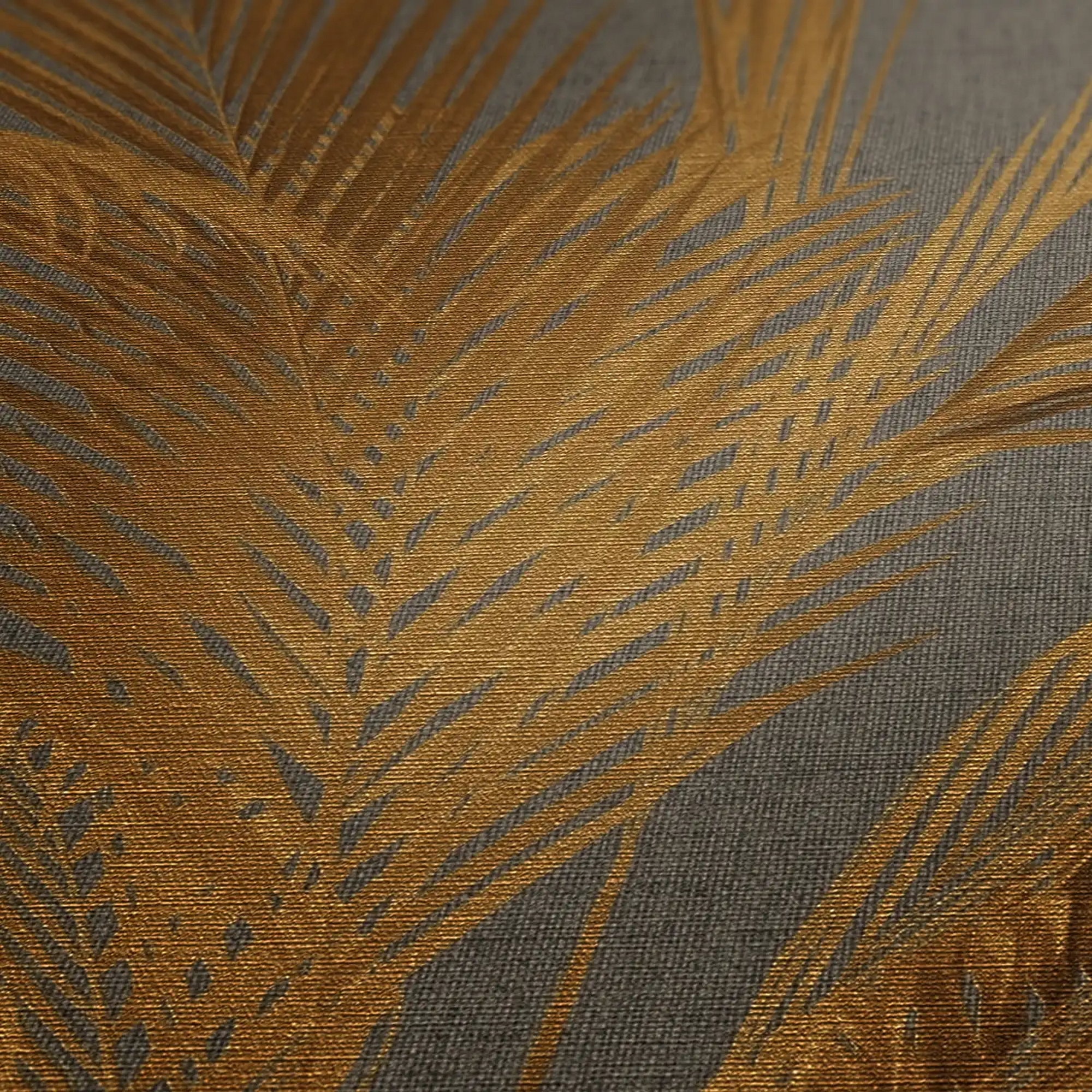 Vliestapete 'Michalsky 6' Palme grau 0,53 x 10,05 m