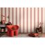Vliestapete 'Michalsky 6' Streifen rot 0,53 x 10,05 m