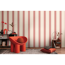Vliestapete 'Michalsky 6' Streifen rot 0,53 x 10,05 m